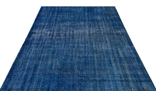 Atina 23460 Blue Vintage Wool Handmade Area Rug 6'0" x 9'1"