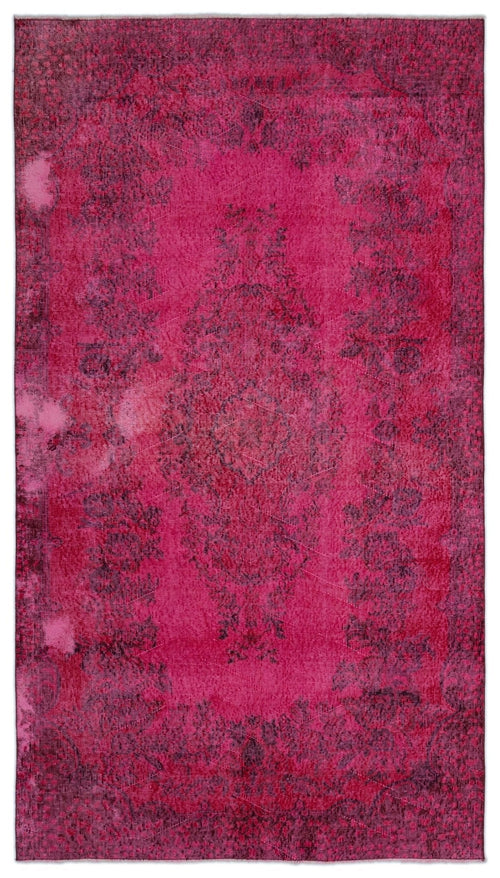 Atina 23514 Red Vintage Wool Handmade Area Rug 5'5" x 9'7"