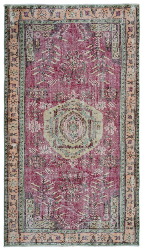 Atina 23562 Beige Vintage Wool Handmade Area Rug 4'10" x 8'7"