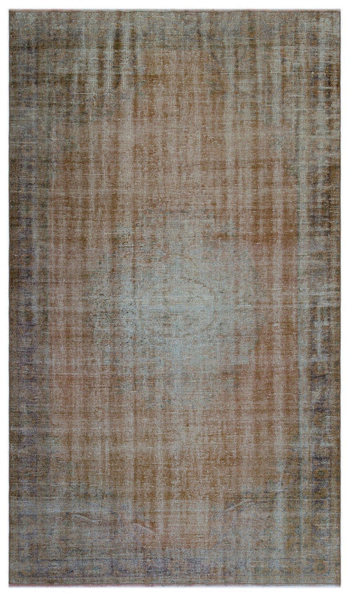 Atina 23741 Brown Vintage Wool Handmade Area Rug 5'9" x 9'10"