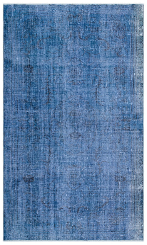 Atina 23881 Blue Vintage Wool Handmade Area Rug 5'3" x 8'10"