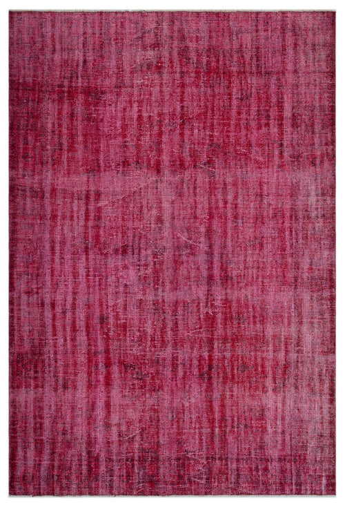 Atina 24060 Red Vintage Wool Handmade Area Rug 6'0" x 9'1"