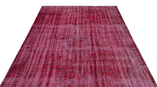 Atina 24060 Red Vintage Wool Handmade Area Rug 6'0" x 9'1"