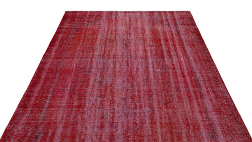 Atina 24138 Red Vintage Wool Handmade Area Rug 5'7" x 9'8"
