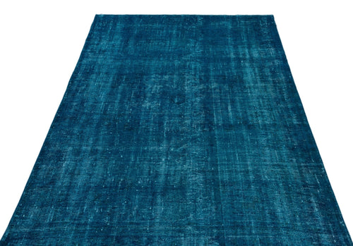 Atina 24240 Turquoise Vintage Wool Handmade Area Rug 4'10" x 8'0"
