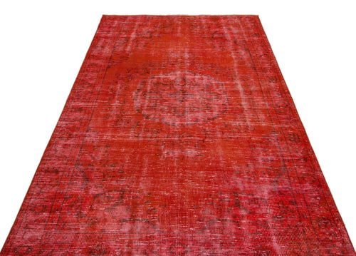 Atina 24410 Orange Vintage Wool Handmade Area Rug 5'0" x 8'5"