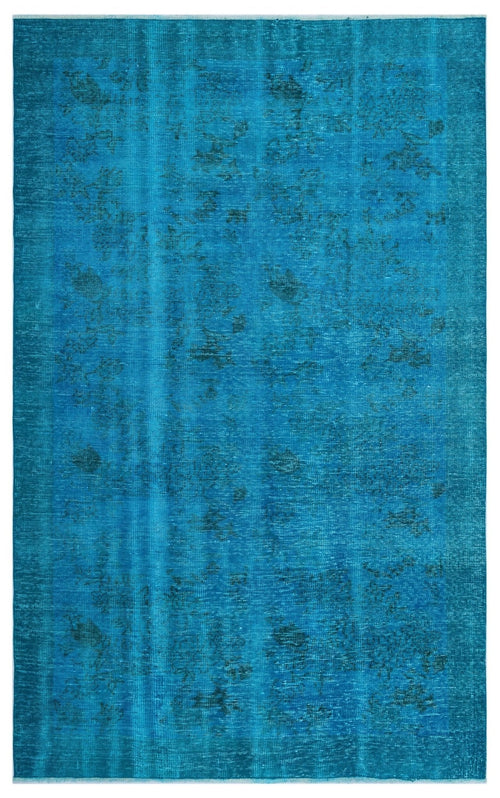 Atina 25659 Turquoise Vintage Wool Handmade Area Rug 5'11" x 9'4"