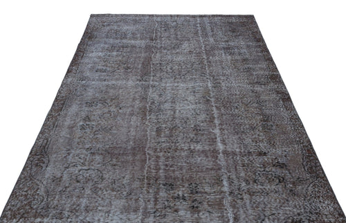 Atina 25693 Grey Vintage Wool Handmade Area Rug 5'6" x 9'0"