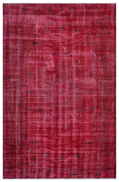 Atina 25819 Red Vintage Wool Handmade Area Rug 5'11" x 9'1"