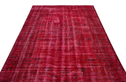 Atina 25819 Red Vintage Wool Handmade Area Rug 5'11" x 9'1"