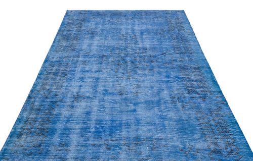 Atina 25839 Blue Vintage Wool Handmade Area Rug 5'11" x 9'9"