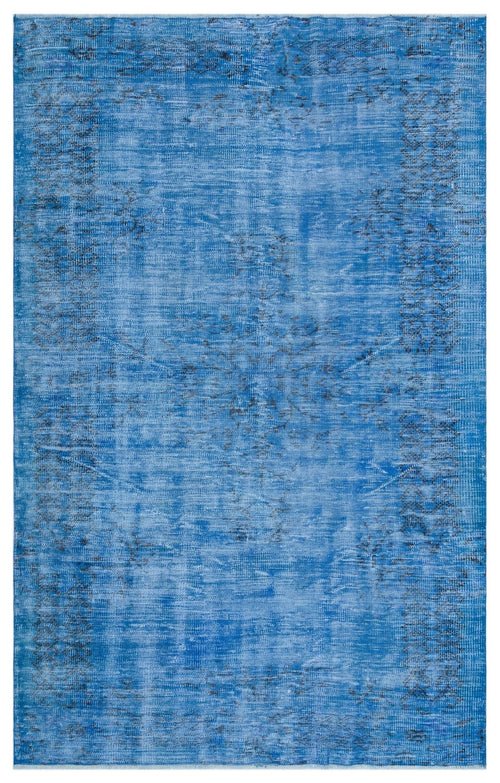 Atina 25839 Blue Vintage Wool Handmade Area Rug 5'11" x 9'9"