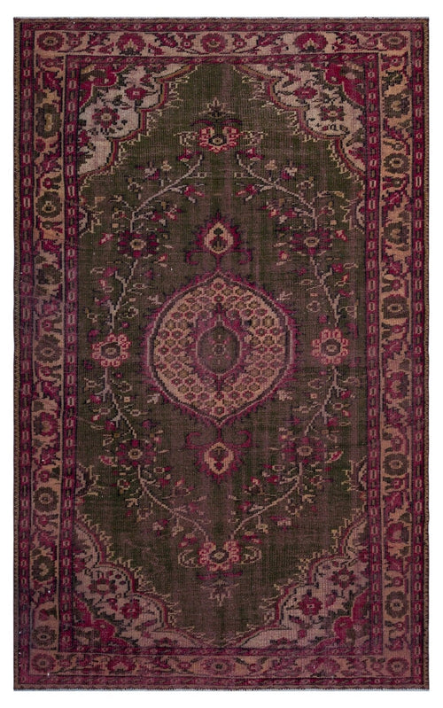 Atina 27051 Beige Vintage Wool Handmade Area Rug 5'1" x 9'5"