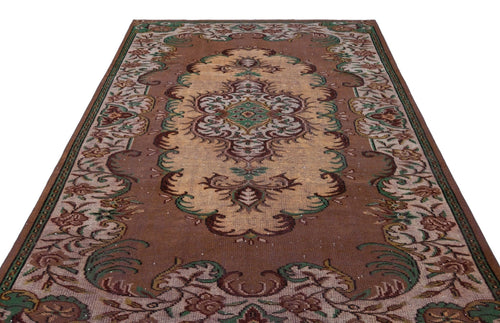 Atina 27079 Beige Vintage Wool Handmade Area Rug 6'2" x 9'5"