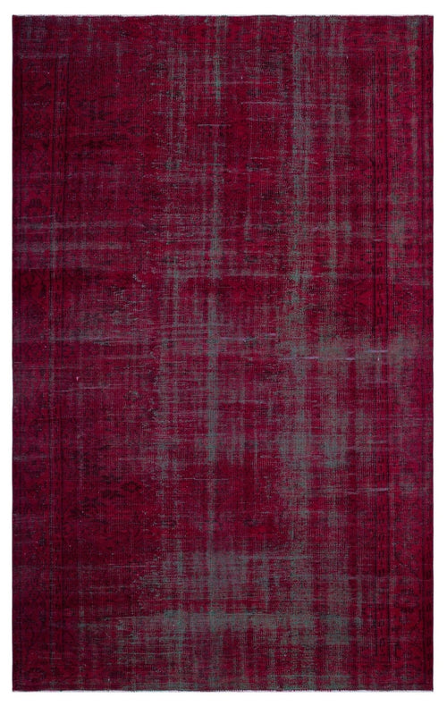 Atina 27081 Red Vintage Wool Handmade Area Rug 5'9" x 9'4"