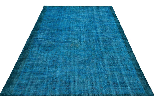 Atina 27202 Turquoise Vintage Wool Handmade Area Rug 5'9" x 8'9"