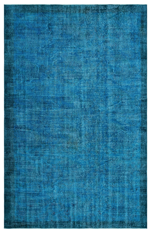Atina 27202 Turquoise Vintage Wool Handmade Area Rug 5'9" x 8'9"