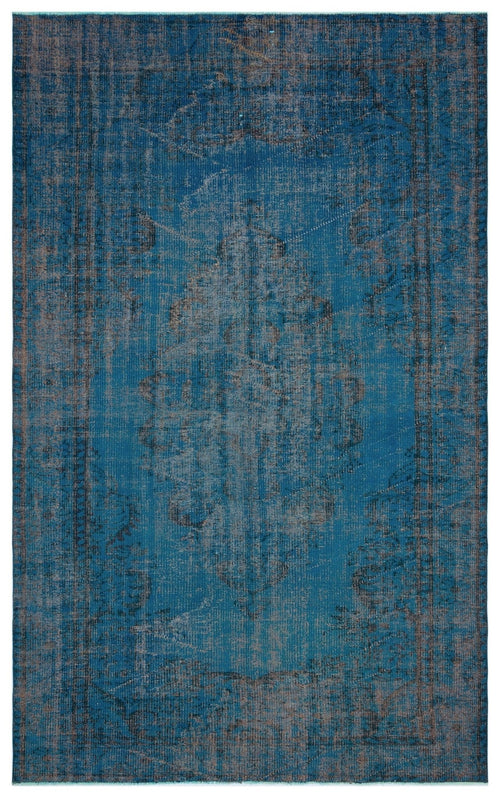Atina 27740 Turquoise Vintage Wool Handmade Area Rug 5'11" x 9'5"