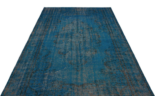 Atina 27740 Turquoise Vintage Wool Handmade Area Rug 5'11" x 9'5"