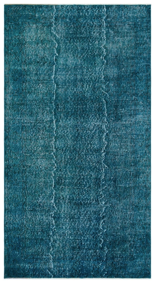Atina 27771 Turquoise Vintage Wool Handmade Area Rug 3'9" x 6'11"