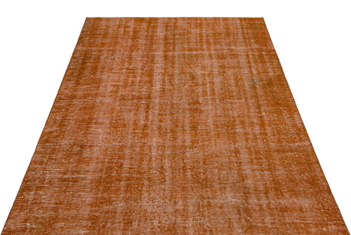 Atina 27773 Orange Vintage Wool Handmade Area Rug 5'0" x 8'5"