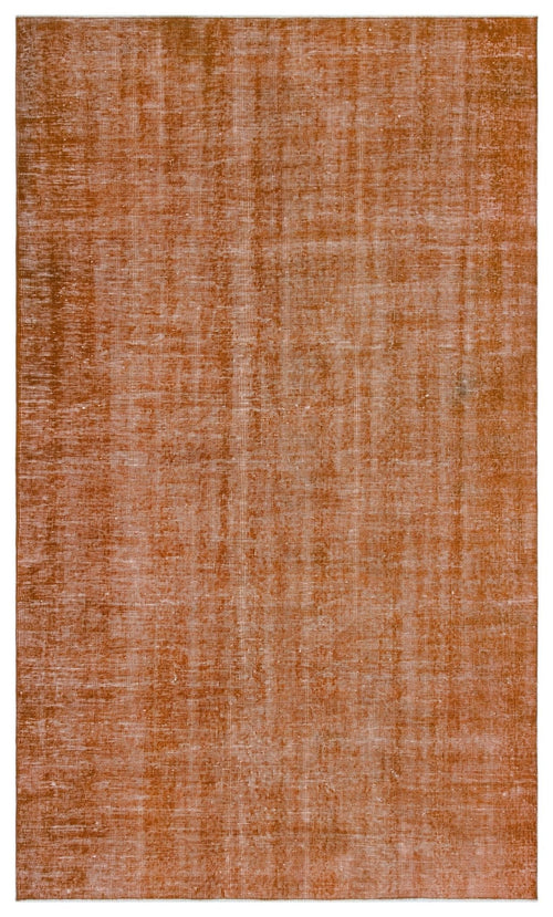 Atina 27773 Orange Vintage Wool Handmade Area Rug 5'0" x 8'5"