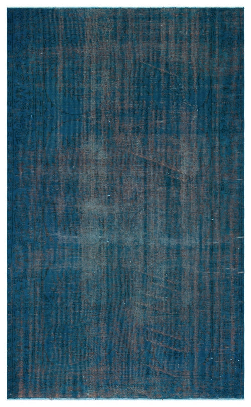 Atina 27835 Turquoise Vintage Wool Handmade Area Rug 5'4" x 8'8"