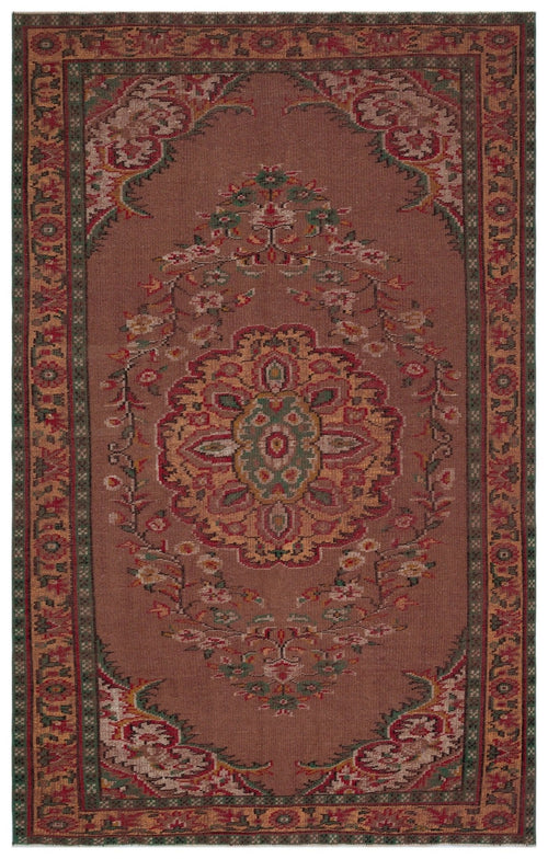 Atina 28065 Red Vintage Wool Handmade Area Rug 5'5" x 10'2"