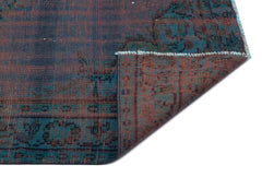 Atina 28697 Burgundy Vintage Wool Handmade Area Rug 5'2" x 8'2"