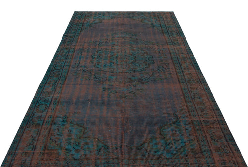 Atina 28697 Burgundy Vintage Wool Handmade Area Rug 5'2" x 8'2"