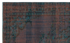 Atina 28697 Burgundy Vintage Wool Handmade Area Rug 5'2" x 8'2"