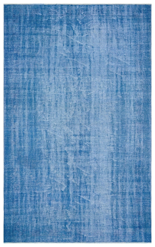 Atina 28887 Blue Vintage Wool Handmade Area Rug 5'9" x 9'4"
