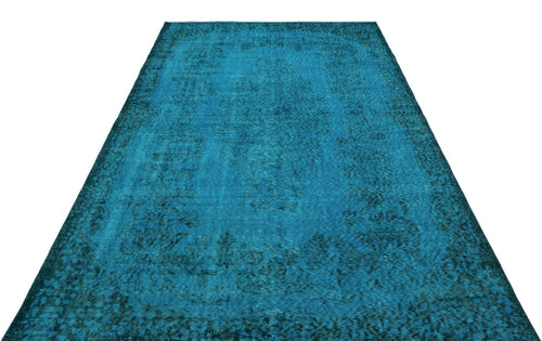 Atina 29048 Turquoise Vintage Wool Handmade Area Rug 5'9" x 9'2"