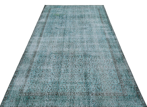 Atina 29578 Blue Vintage Wool Handmade Area Rug 5'3" x 8'10"