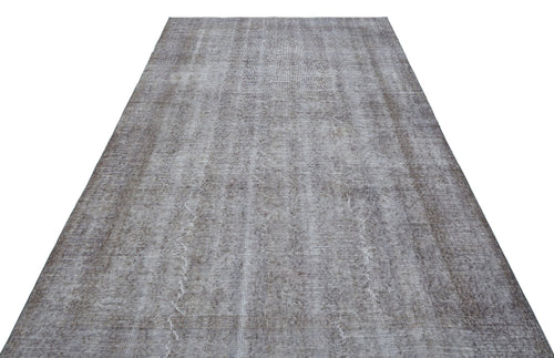 Atina 29590 Grey Vintage Wool Handmade Area Rug 5'11" x 9'3"
