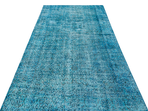 Atina 29612 Turquoise Vintage Wool Handmade Area Rug 5'0" x 8'11"
