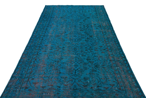 Atina 29695 Turquoise Vintage Wool Handmade Area Rug 5'7" x 8'11"