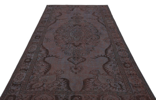 Atina 31077 Grey Vintage Wool Handmade Area Rug 5'4" x 8'10"