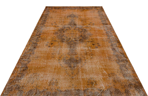 Atina 34379 Brown Vintage Wool Handmade Area Rug 5'8" x 9'2"