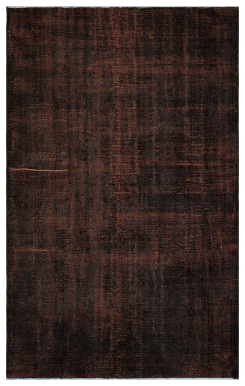 Atina 34404 Brown Vintage Wool Handmade Area Rug 5'8" x 9'2"