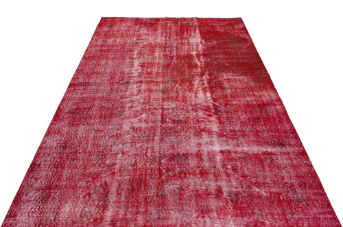 Atina 34713 Red Vintage Wool Handmade Area Rug 5'5" x 8'10"