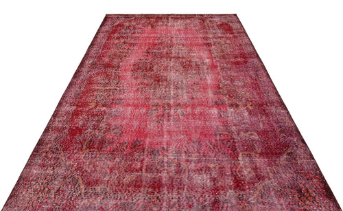 Atina 34719 Red Vintage Wool Handmade Area Rug 6'0" x 9'7"