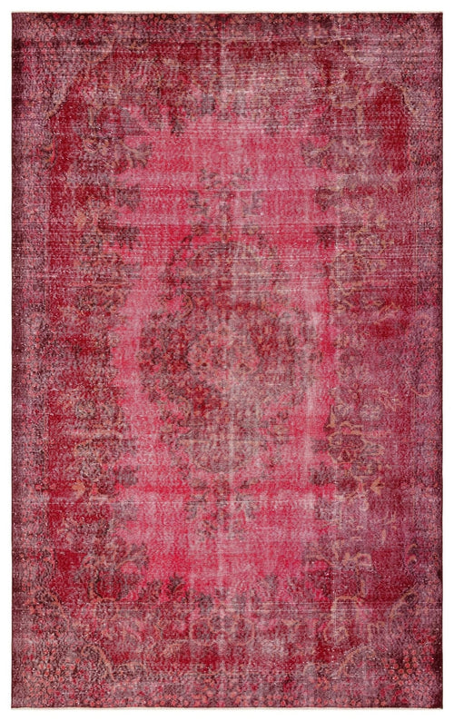 Atina 34719 Red Vintage Wool Handmade Area Rug 6'0" x 9'7"