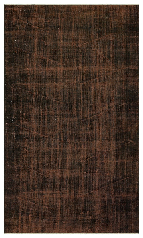 Atina 34794 Brown Vintage Wool Handmade Area Rug 5'1" x 8'7"