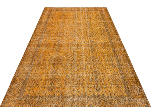 Atina 34910 Orange Vintage Wool Handmade Area Rug 5'4" x 9'2"