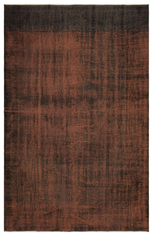 Atina 35216 Brown Vintage Wool Handmade Area Rug 5'7" x 8'9"