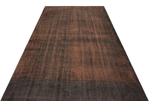 Atina 35216 Brown Vintage Wool Handmade Area Rug 5'7" x 8'9"