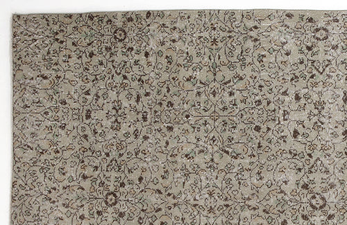 Atina 5328 Beige Vintage Wool Handmade Area Rug 5'8" x 9'7"