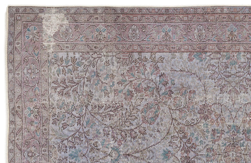 Atina 7479 Beige Vintage Wool Handmade Area Rug 5'7" x 8'1"