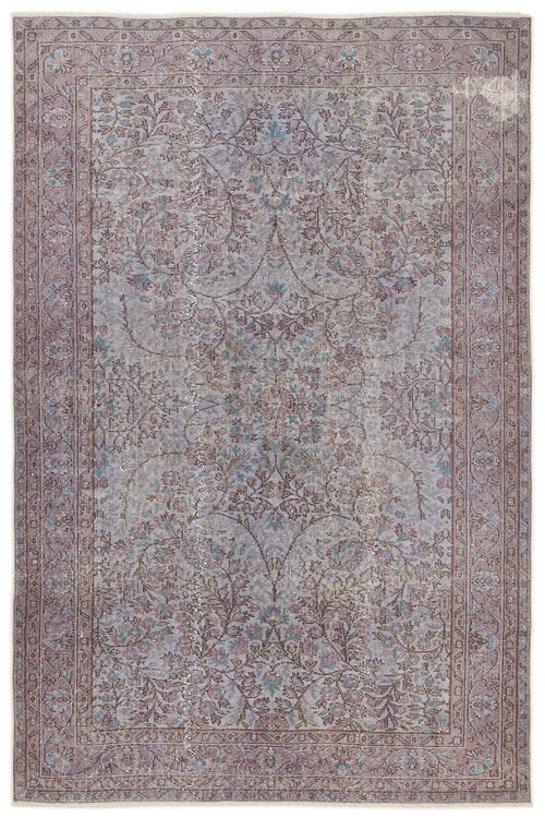 Atina 7479 Beige Vintage Wool Handmade Area Rug 5'7" x 8'1"